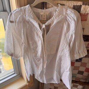 H&M Linen-Blend Blouse